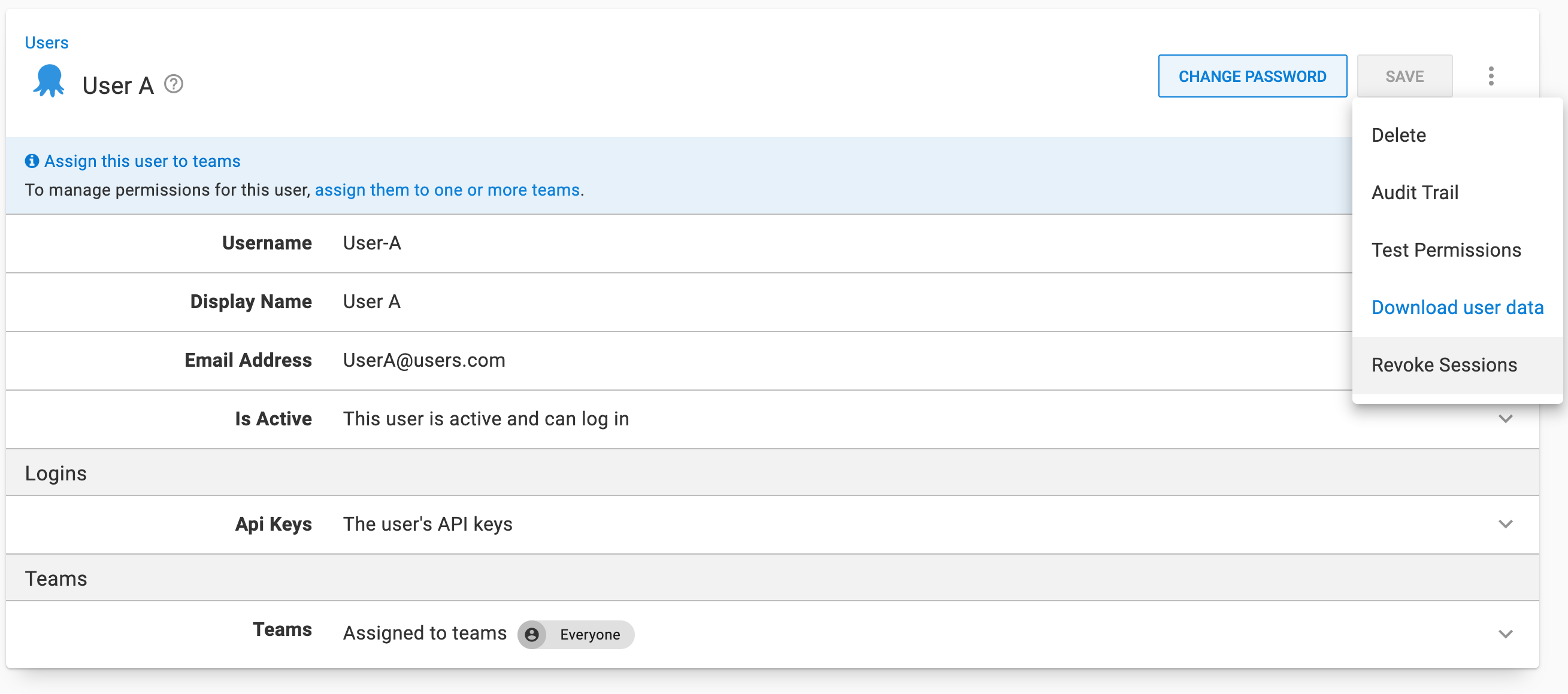 Session invalidation of another user’s account